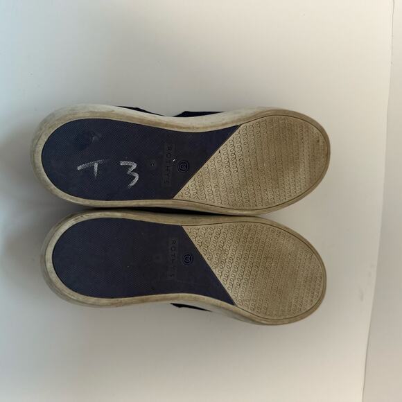 Rothy's Women's The Sneaker Slip On Shoes Loafer Knit Stretch Navy Blue 9 - Picture 7 of 8